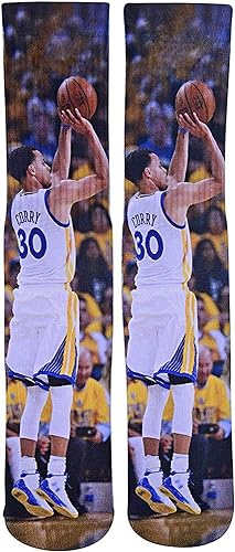 Forever Fanatics Youth Boys Basketball Socks Sports Athletic Crew Socks with Basketball Arm Sleeve - Made in USA